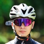 2 Stück WEST BIKING Fahrrad-Reitbrille, Mini-Rückspiegel, mehrfach winkelverstellbarer flacher Spiegel, Helmet Mini  Rearview Mirror – Bild 6