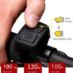 GOOFY DT-6105 Fahrradhupe, Mountainbike-Frontlicht, Warnleuchte, Spezifikation:, Double Head Charging (5 Watt Black), Battery (3 Watt Black), Battery (3 Watt Red), Battery (3 Watt Sky Blue) – Bild 4