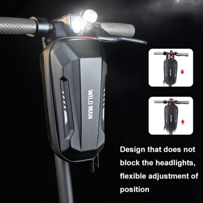 WILD MAN Elektroroller Hartschale EVA Fronttasche Faltbare Fahrradtasche, 2L, 3L – Bild 6