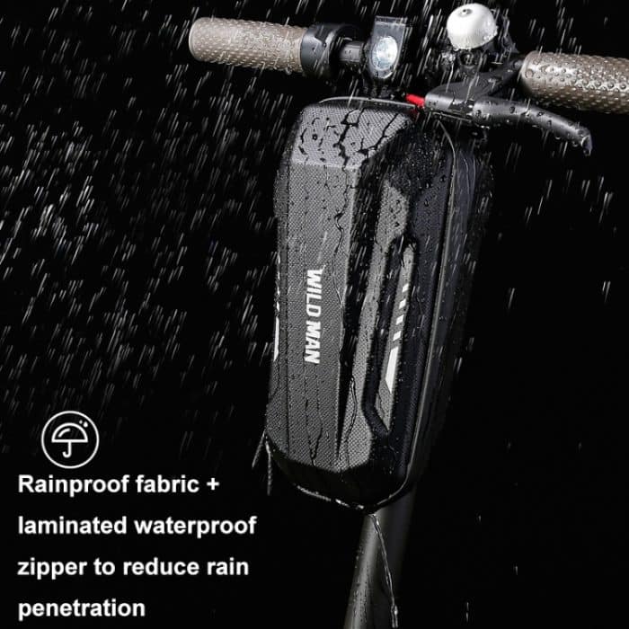 WILD MAN Elektroroller Hartschale EVA Fronttasche Faltbare Fahrradtasche, 2L, 3L – Bild 7