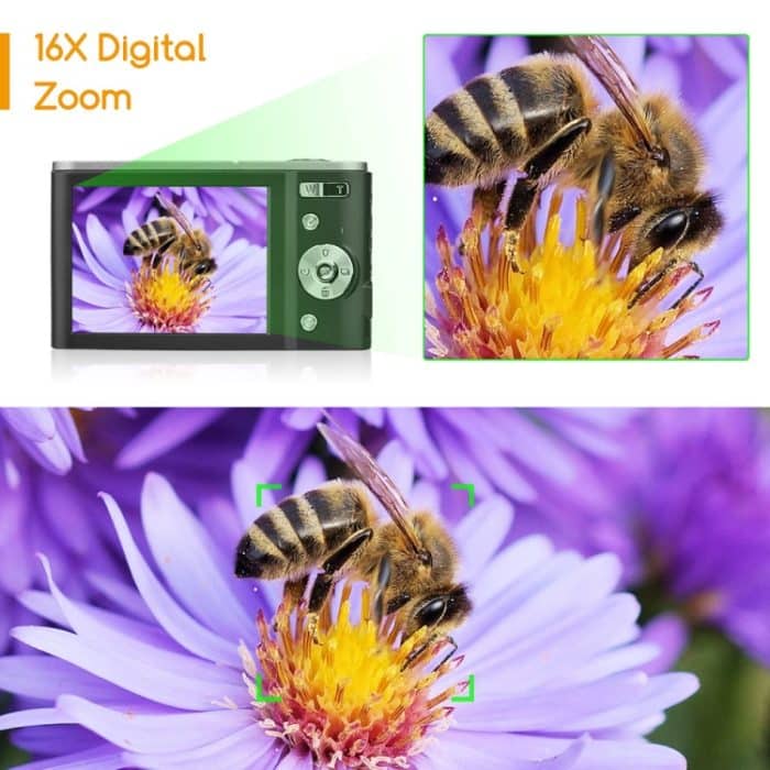 DC303A 2,8-Zoll 4K 16X Zoom HD Digitalkamera Mini Kinderfotografiekamera, AU Plug – Bild 8