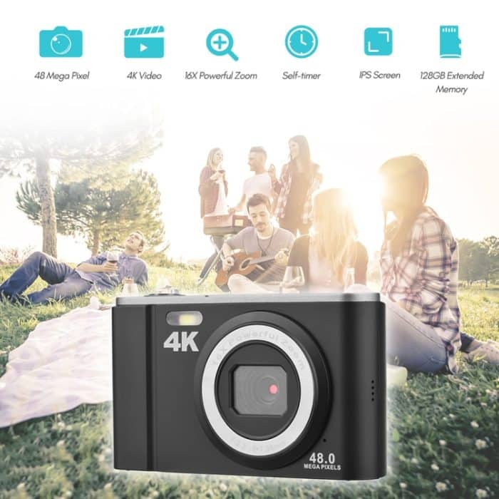 DC303A 2,8-Zoll 4K 16X Zoom HD Digitalkamera Mini Kinderfotografiekamera, AU Plug – Bild 10