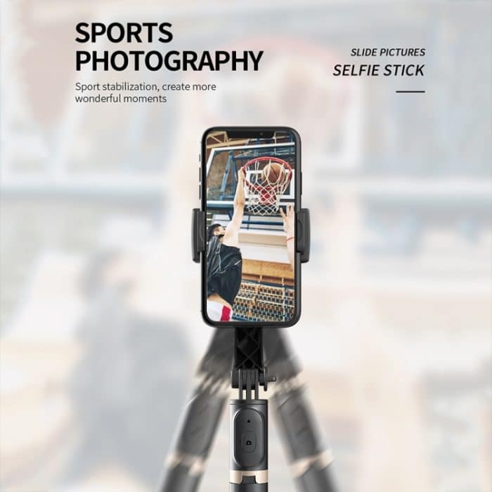 CYKE Q08 Anti-Shake Gimbal Bluetooth Selfie Stick Handheld Telefon Live Stativ, No light Version – Bild 13