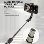 CYKE Q08 Anti-Shake Gimbal Bluetooth Selfie Stick Handheld Telefon Live Stativ, No light Version – Bild 10