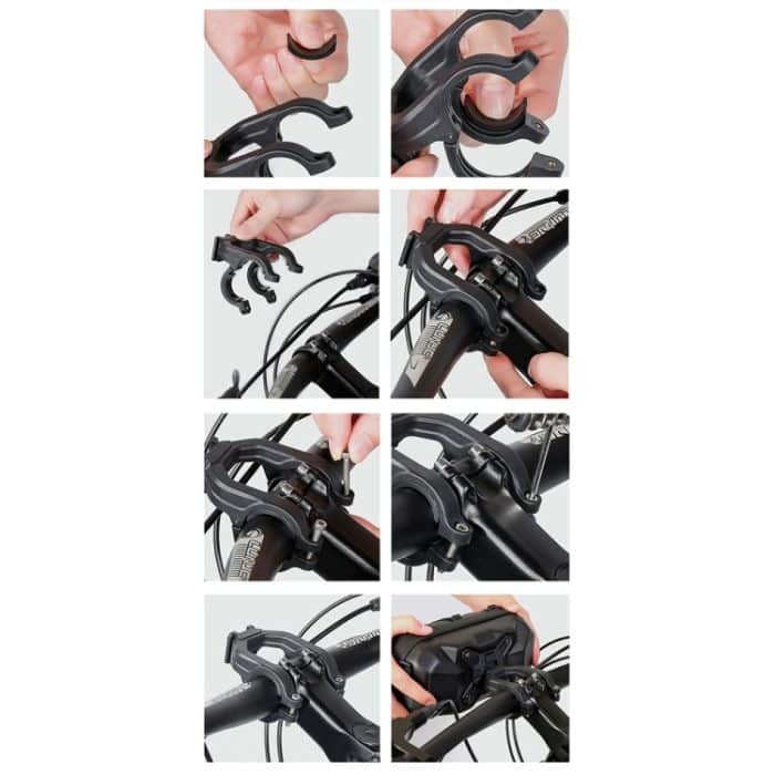 WILD MAN XT17 2L Fahrrad EVA Hartschale Fronttasche Outdoor Radfahren Lenkertasche, XT17 – Bild 11