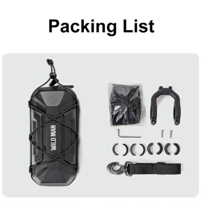 WILD MAN XT17 2L Fahrrad EVA Hartschale Fronttasche Outdoor Radfahren Lenkertasche, XT17 – Bild 12