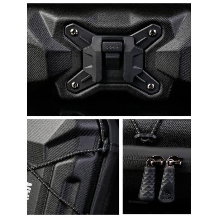 WILD MAN XT17 2L Fahrrad EVA Hartschale Fronttasche Outdoor Radfahren Lenkertasche, XT17 – Bild 10