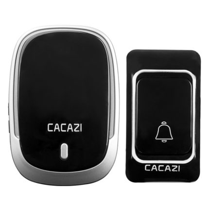 CACAZI Smart Wasserdicht Musik Drahtlose Türklingel Multifunktionale Pager, UK Plug