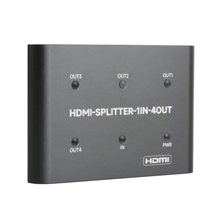 Waveshare 23738 4K HDMI Splitter, 1 In 4 Out, Teilen Sie eine HDMI-Quelle – Bild 1