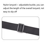 Tür-Hinterhut-Haken-Lanyard, stanzfrei, verstellbarer Tür-Hinterhaken, zum Aufhängen tragbarer Hüte, 20 Clips Type, 10 Clips Type – Bild 5