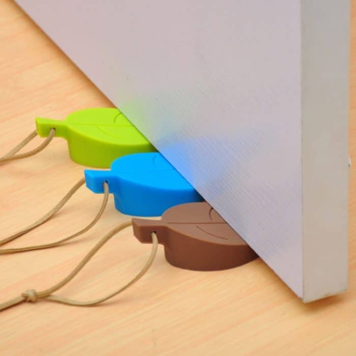 2 PCS Creative Leaf Silikon Türstopper Kinder Anti-Quetsch-Sicherheits-Tür-Crash-Pad – Bild 4