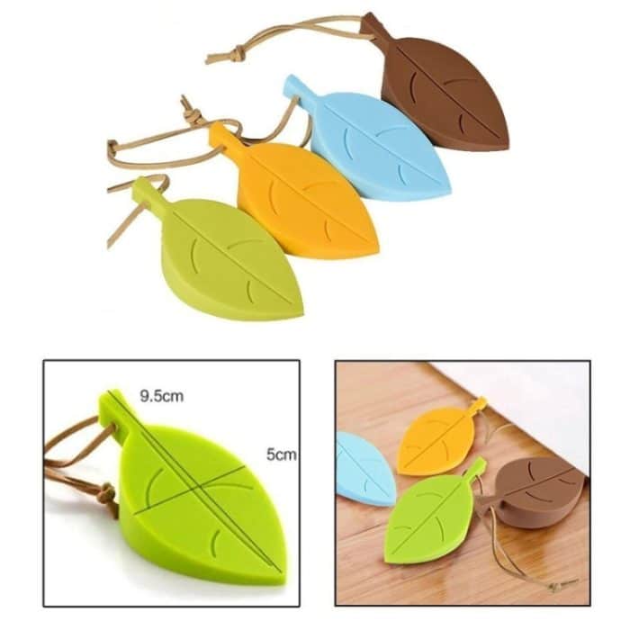 2 PCS Creative Leaf Silikon Türstopper Kinder Anti-Quetsch-Sicherheits-Tür-Crash-Pad – Bild 8