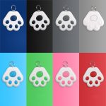 2 Stück HYC-09 Hundepfoten-Bluetooth-Anti-Verlust-Gerät, Haustier-Ortungsgerät, Schlüsselbund, intelligente Suche, Zwei-Wege-Alarm, Dog Paw Black, Dog Paw White, Dog Paw Light Blue, Dog Paw Green, Dog Paw Pink – Bild 2