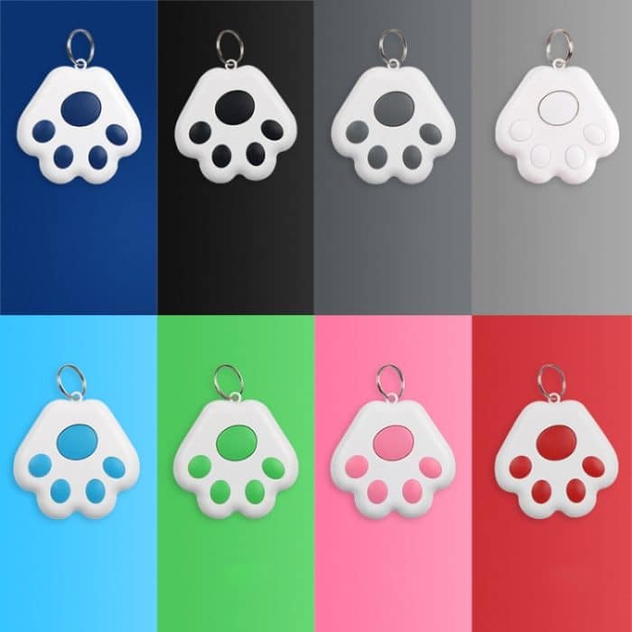 2 Stück HYC-09 Hundepfoten-Bluetooth-Anti-Verlust-Gerät, Haustier-Ortungsgerät, Schlüsselbund, intelligente Suche, Zwei-Wege-Alarm, Dog Paw Black, Dog Paw White, Dog Paw Light Blue, Dog Paw Green, Dog Paw Pink – Bild 2