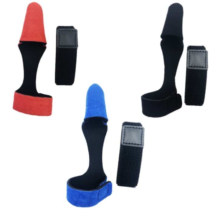 3-teilige Angelruten-Schutzhülle, hochelastische Stangenschutzkappe + Zurrgurt-Set, Red, Black, Blue – Bild 2