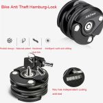 SAHOO Fahrrad-Diebstahlsicherung, Mountainbike, festes Faltschloss, Kettenschloss, kreatives Hamburger-Schloss, SAHOO – Bild 4