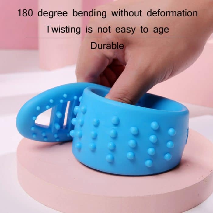 2 Stück Silikon-Gesundheits-Meridian-Massage-Fitness-Massagegerät, zufällige Farblieferung, First Generation 27cm, Second Generation 35cm – Bild 5