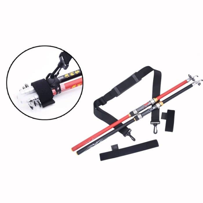 2 Stück Neopren-Angelruten-Rückengurt, verstellbare Länge, Angelrutengurt – Bild 7