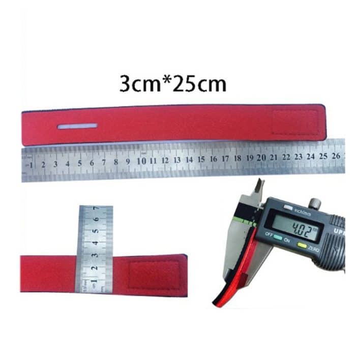 6 Stück rutschfestes Neopren-Angelrutenband, elastisches Angelrutenband – Bild 3