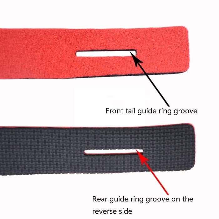 6 Stück rutschfestes Neopren-Angelrutenband, elastisches Angelrutenband – Bild 5