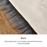 Love Heart Rugs Kunstwolle, Schaffell, haariger Teppich, Kunstbodenmatte, Fell, schlicht, flauschig, weich, Teppich, Tapeten, 70*90cm – Bild 4