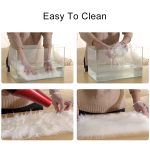 Love Heart Rugs Kunstwolle, Schaffell, haariger Teppich, Kunstbodenmatte, Fell, schlicht, flauschig, weich, Teppich, Tapeten, 70*90cm – Bild 6