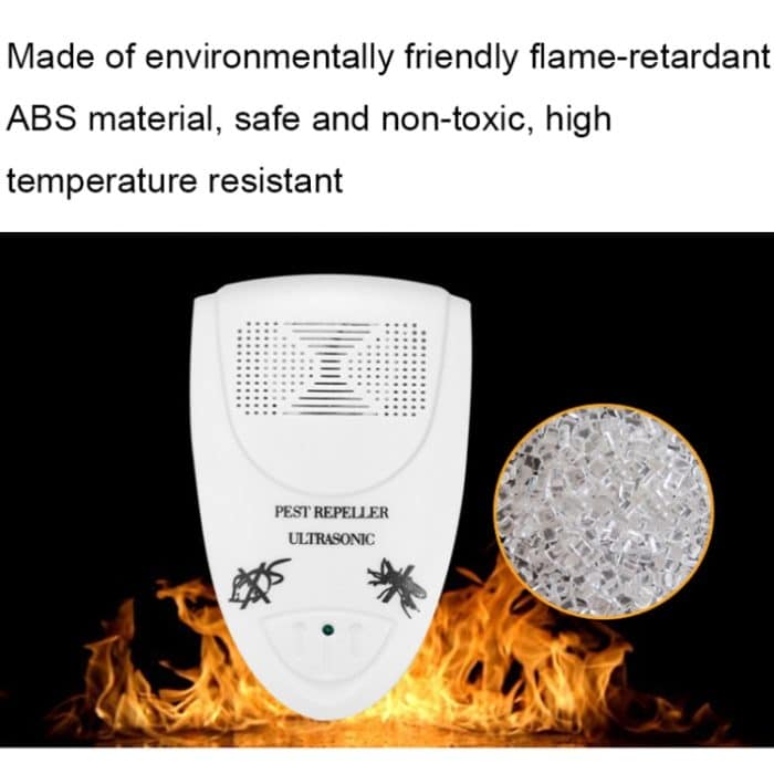 LI-3110 Elektronischer Ultraschall-Rattenvertreiber für den Haushalt, intelligenter Insektenschutz, UK Plug(White), US Plug(White) – Bild 5