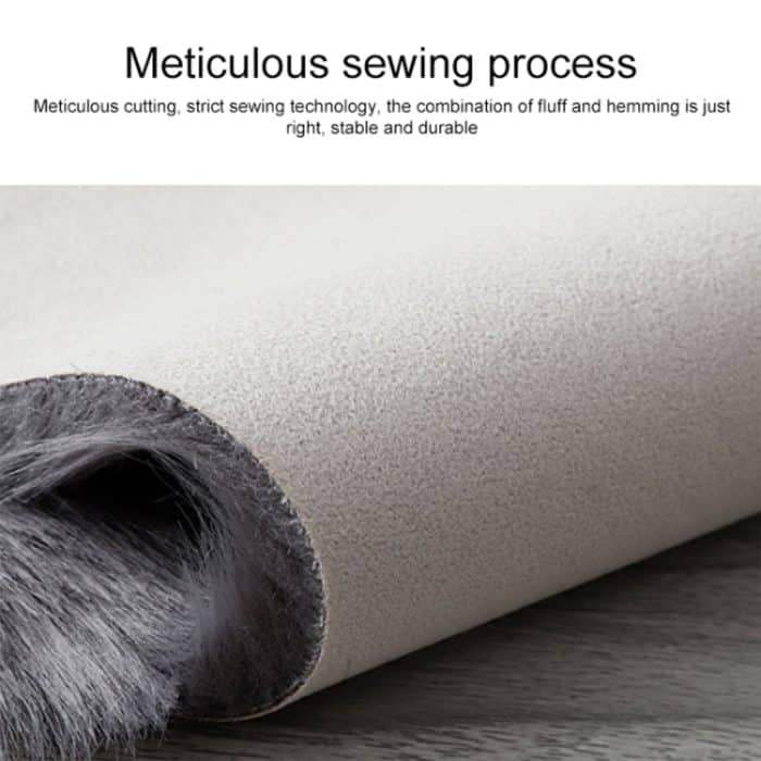 Sofakissen aus reiner echter Wolle, Fell, ganzer Schaffell-Teppich, Fensterdekorationsmatte, 60x90cm, 65x100cm – Bild 4