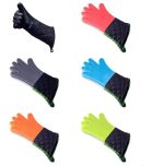 Erweiterte rutschfeste Silikonhandschuhe, beständig gegen hohe Temperaturen, isolierte Mikrowellenherde, Verbrühungsschutzhandschuhe, Extended Silicone Gloves – Bild 2