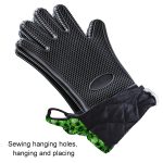 Erweiterte rutschfeste Silikonhandschuhe, beständig gegen hohe Temperaturen, isolierte Mikrowellenherde, Verbrühungsschutzhandschuhe, Extended Silicone Gloves – Bild 4