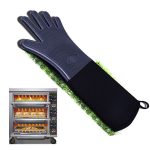 Erweiterte rutschfeste Silikonhandschuhe, beständig gegen hohe Temperaturen, isolierte Mikrowellenherde, Verbrühungsschutzhandschuhe, Extended Silicone Gloves – Bild 7