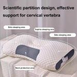 Nackenschützendes, gestricktes, nicht zusammenfallendes Kissen, Massagekissen für die Trennwand zu Hause, Low, Medium, High – Bild 5