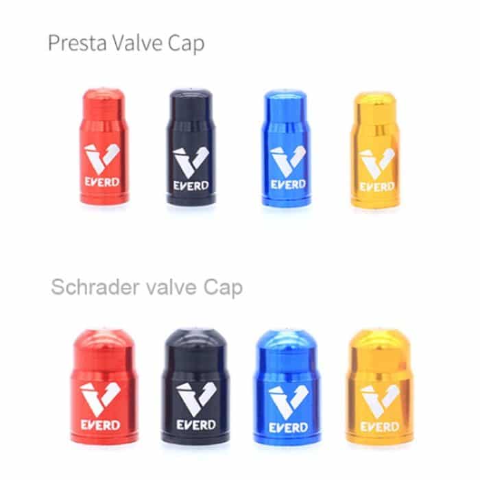 30 Stück EVERD ZH419 Mountain Road Bike Aluminiumlegierung Air Mouth Cap Auto Reifen Staub Tür Abdeckung, Presta (Black), Presta (Red), Presta (Blue), Presta (Gold), Schrader (Black), Schrader (Red), Schrader (Blue), Schrader (Gold) – Bild 2