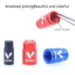 30 Stück EVERD ZH419 Mountain Road Bike Aluminiumlegierung Air Mouth Cap Auto Reifen Staub Tür Abdeckung, Presta (Black), Presta (Red), Presta (Blue), Presta (Gold), Schrader (Black), Schrader (Red), Schrader (Blue), Schrader (Gold) – Bild 3