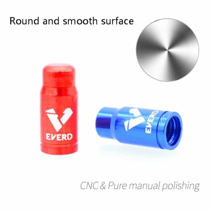 30 Stück EVERD ZH419 Mountain Road Bike Aluminiumlegierung Air Mouth Cap Auto Reifen Staub Tür Abdeckung, Presta (Black), Presta (Red), Presta (Blue), Presta (Gold), Schrader (Black), Schrader (Red), Schrader (Blue), Schrader (Gold) – Bild 4