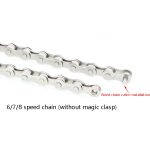 Mountain Road Bike Chain Galvanikkette, Spezifikation:, 6/7/8 Speed, 9 Speed chain, 10 Speed, 11 Speed – Bild 6