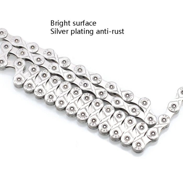 Mountain Road Bike Chain Galvanikkette, Spezifikation:, 6/7/8 Speed, 9 Speed chain, 10 Speed, 11 Speed – Bild 3