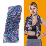 Fitnessstudio, Sport, kaltes Gefühl, schweißabsorbierendes, schnell trocknendes kaltes Handtuch, Quick-Drying Towel, Size: 100 x 30cm(Colorful), Quick-Drying Towel, Size: 100 x 30cm(Heavy Rain Drops), Quick-Drying Towel, Size: 100 x 30cm(Cool Summer)...