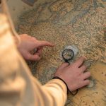 4 teile 2 in 1 Kompass mit Kartenmessungslineal im Freien Multifunktionskompass – Bild 5