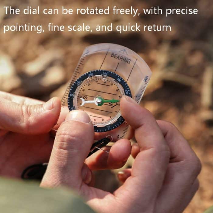 4 teile 2 in 1 Kompass mit Kartenmessungslineal im Freien Multifunktionskompass – Bild 6