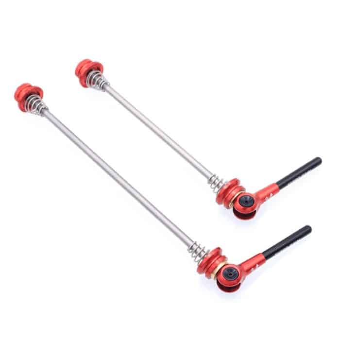 TBD0583447201A.jpg EVERDAWN Mountain Highway Bike Titanlegierung Achse Schnellentfernungsstange Vorder- und Hinterrollen Offene Blumentrommel Festachsenwagen, 424 Red, 424 Black, 424 Titanium Color, 424 Gold – Bild 1