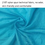 Outdoor-Hängematte, Camping, Nylon, Einzelschaukel, zufällige Farblieferung, 0.9x2.45m Random Color – Bild 4