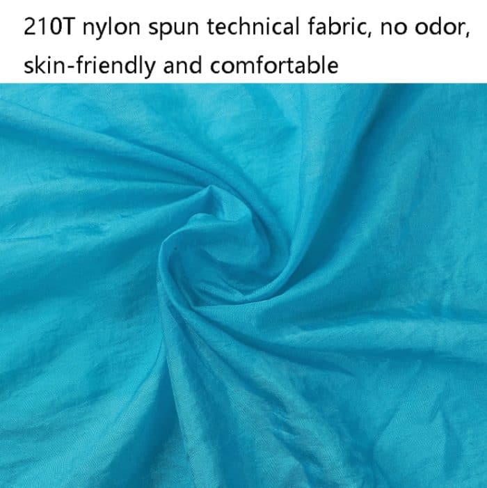 Outdoor-Hängematte, Camping, Nylon, Einzelschaukel, zufällige Farblieferung, 0.9x2.45m Random Color – Bild 4