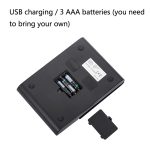 Haushaltsküchenwaage, handgemachte Kaffee-Elektronikwaage mit Timer, 3kg / 0.3g – Bild 5