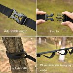 Outdoor Camping Zelte Lagerung Wäscheleine 19 Ring Wild Camp Straps Lanyard, Länge: 4,3 m – Bild 4