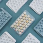 Creative Home Kühlschrank-Eisbox, Eisgitter, kugelförmige Eiswürfelform, Spherical(Blue), Spherical(White) – Bild 5