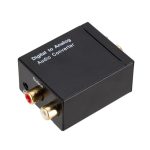 KYHD48 Digitaler Koaxial-Glasfasersignal-zu-3,5-mm-Analog-Audioausgangskonverter, US-Stecker, Spdif to 2RCA+3.5mm