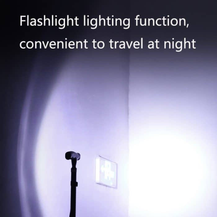 TBS-009 Vierbeinige klappbare ältere Krücken aus Aluminiumlegierung, leichte und multifunktionale rutschfeste Krücken mit Licht, TBS-009(Black), TBS-009(Brown) – Bild 6