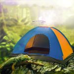 T015 Outdoor-Camping-Einschichtzelt, Camping-Strand-Tour-Zelt, zufällige Farblieferung, For 2 People, 3-4 People