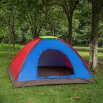 T015 Outdoor-Camping-Einschichtzelt, Camping-Strand-Tour-Zelt, zufällige Farblieferung, For 2 People, 3-4 People – Bild 6